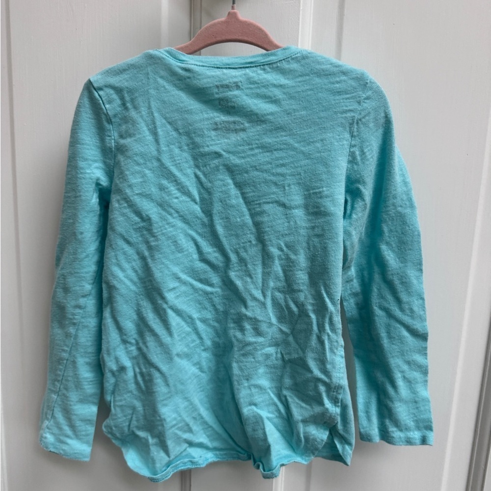 Disney Jumping Beans 4T Girls Blue Minnie Mouse Long Sleeve Tee Shirt Blouse Top - Picture 5 of 5
